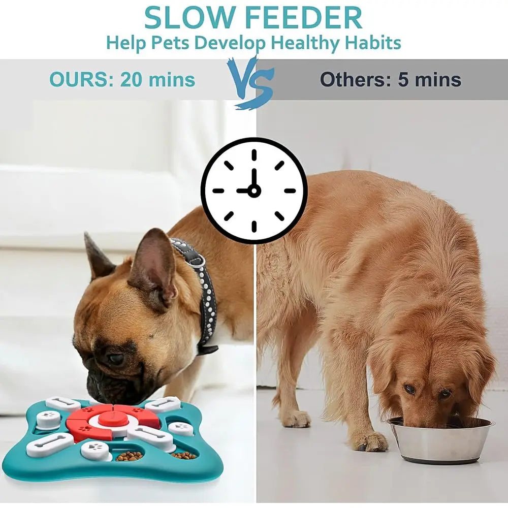 Dog Puzzle Toys Treat Dispensing Enrichment For IQ Training Stimulation