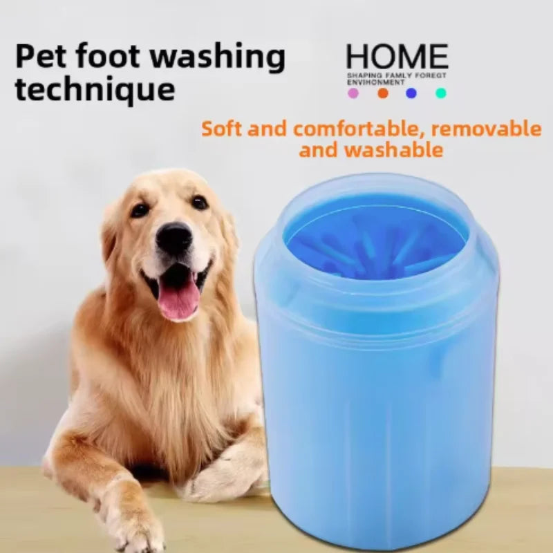 Dog Paw Cleaner Cup Portable Silicone Pet Foot Washer Outdoors