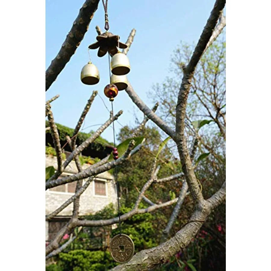 Lucky Wind Chimes Feng Shui Wind Bell for Good Luck Home Garden Hanging Decoration Gift