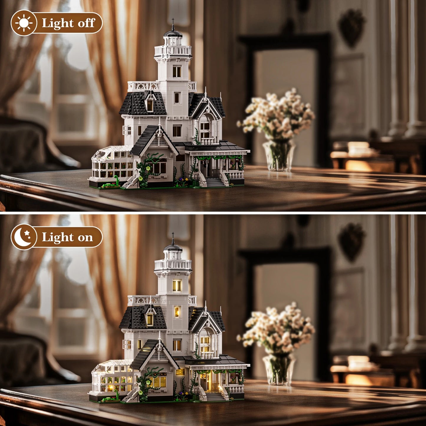 Magic House Building Set LED Light Owens House Decor