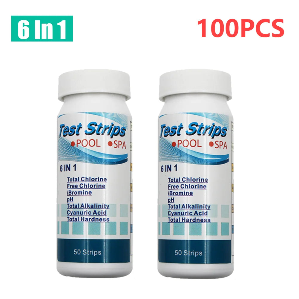 ALLOYSEED 7 In 1 PH Test Strips For SwimmingPool Aquarium