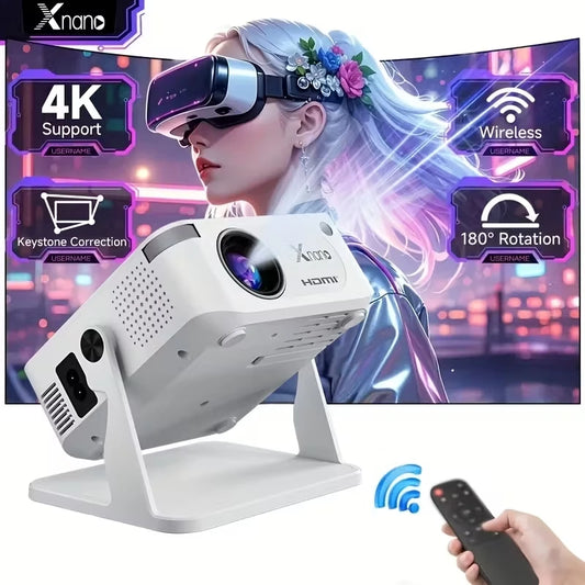 XNANO HA109 Mini Projector Android11 WiFi6 BT5 720P
