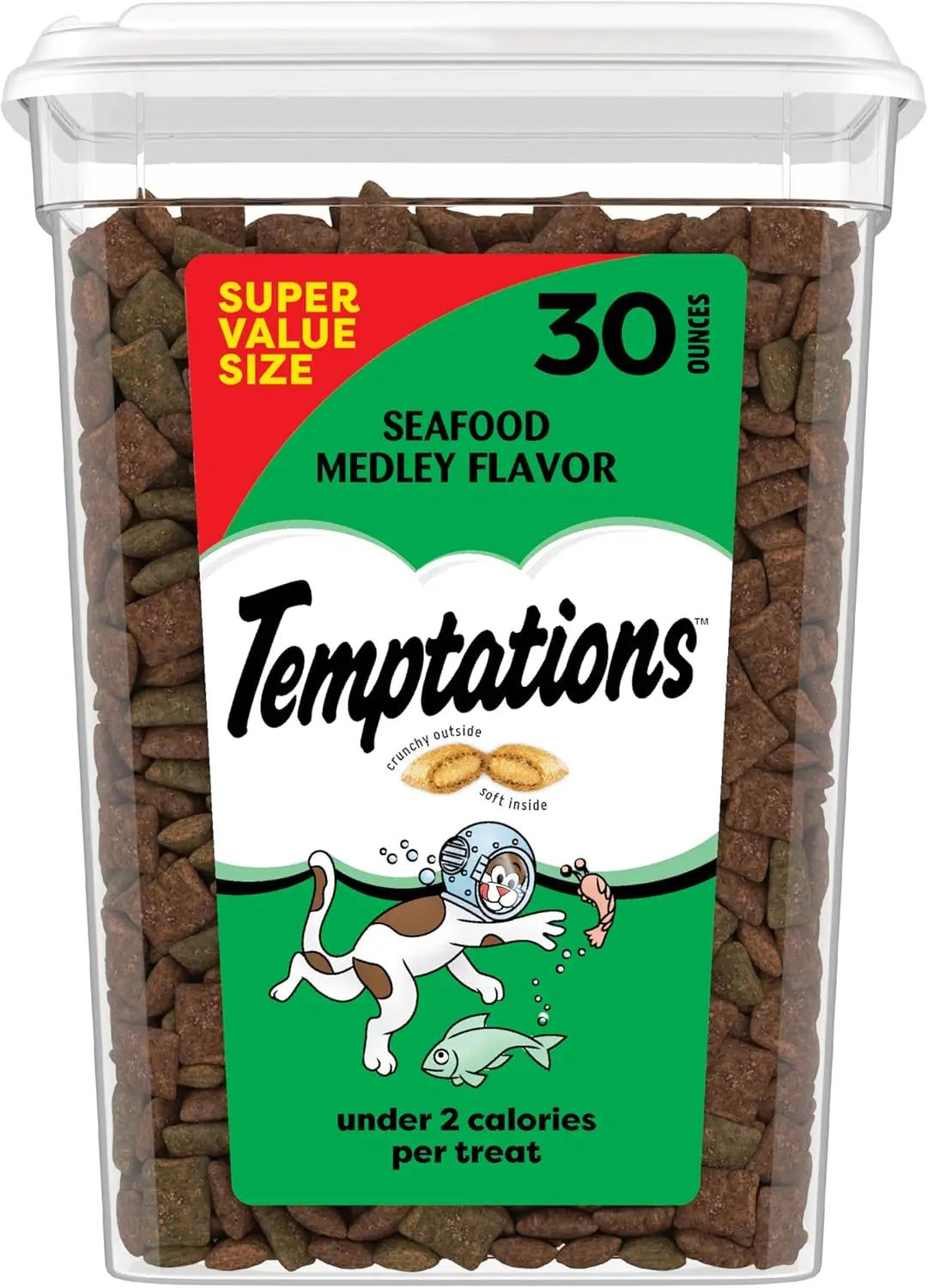 Crunchy Soft Cat Treats Seafood Medley Flavorful Delight