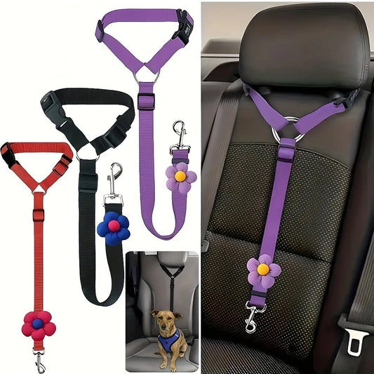 Dog Car Seat Belt 1 Package Pet Leash Safety Buckle