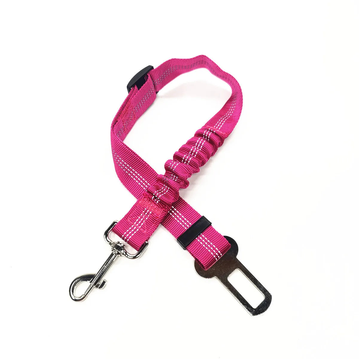 Adjustable Dog Car Seat Belt Harness Nylon Reflective Travel Safe