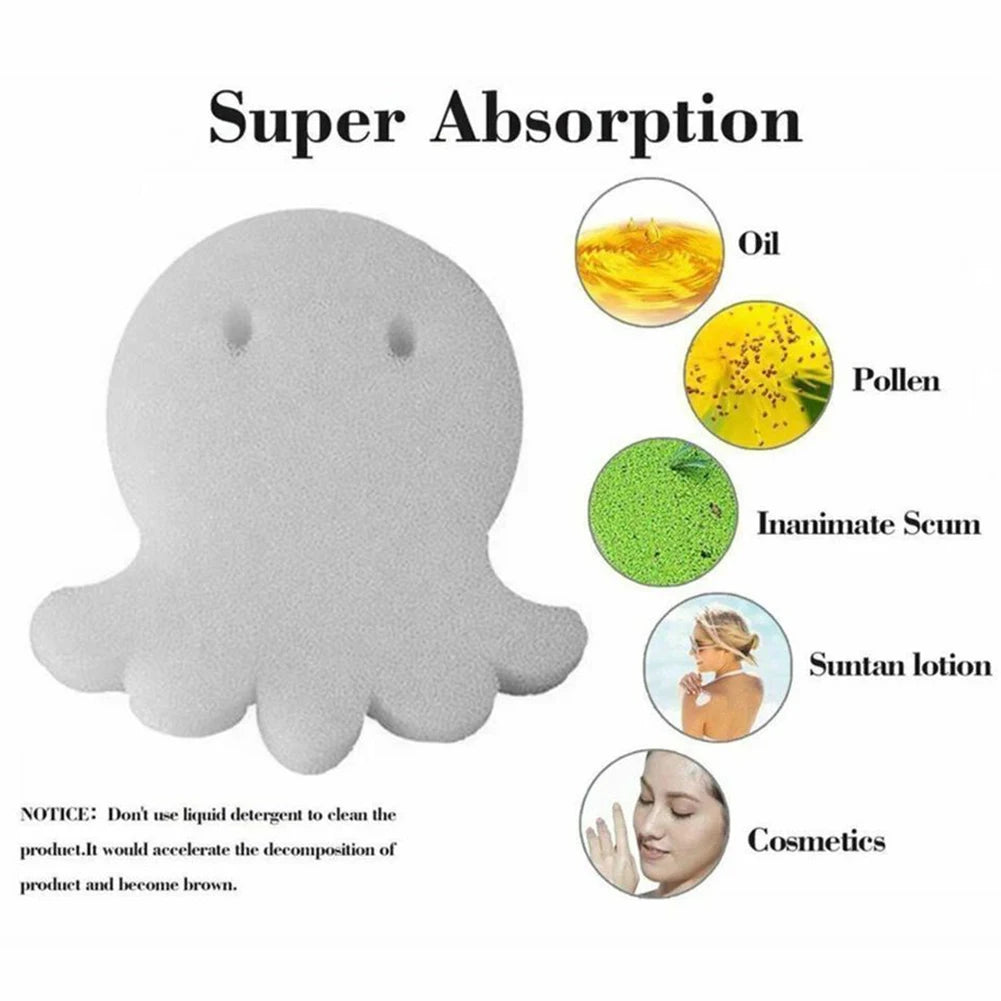Octopus Oil Absorbing Filter Sponge for Pool Spa Cleaning Tools