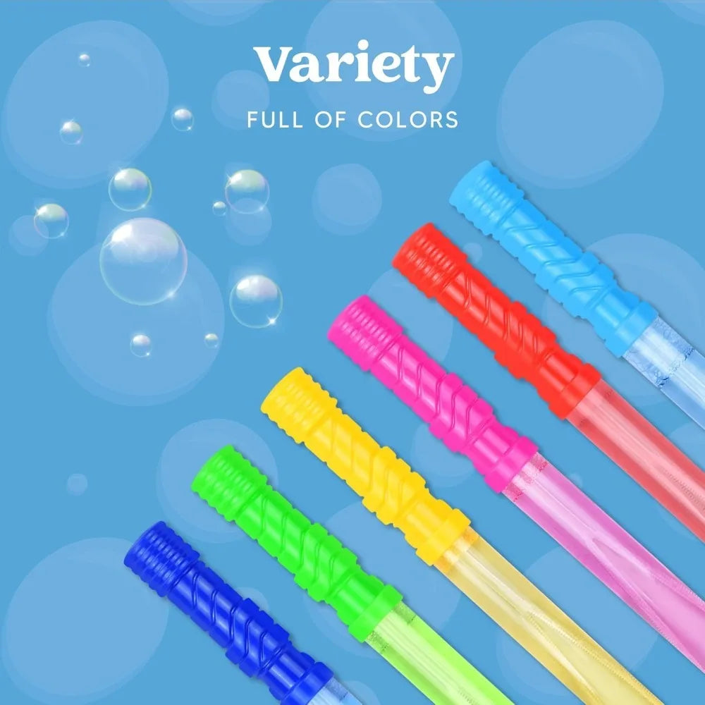 Joyfy Bubble Wands Bulk With Refill Solution For Outdoor Fun