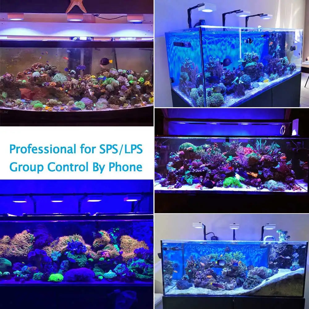 PopBloom RL90 WiFi Full Spectrum Reef LED Aquarium Light