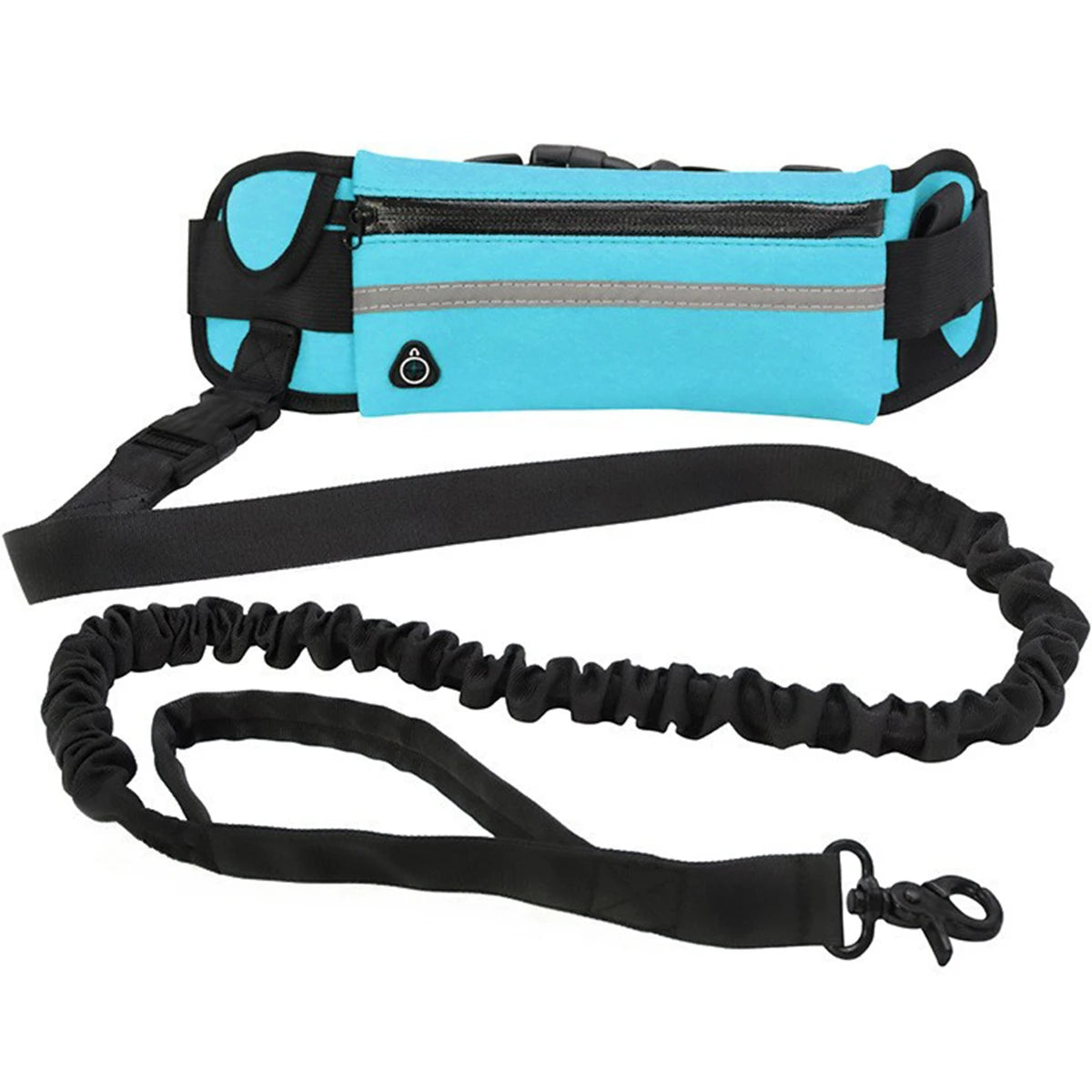 NONECN Hands Free Dog Leash With Reflective Tape And Retractable Waist Belt