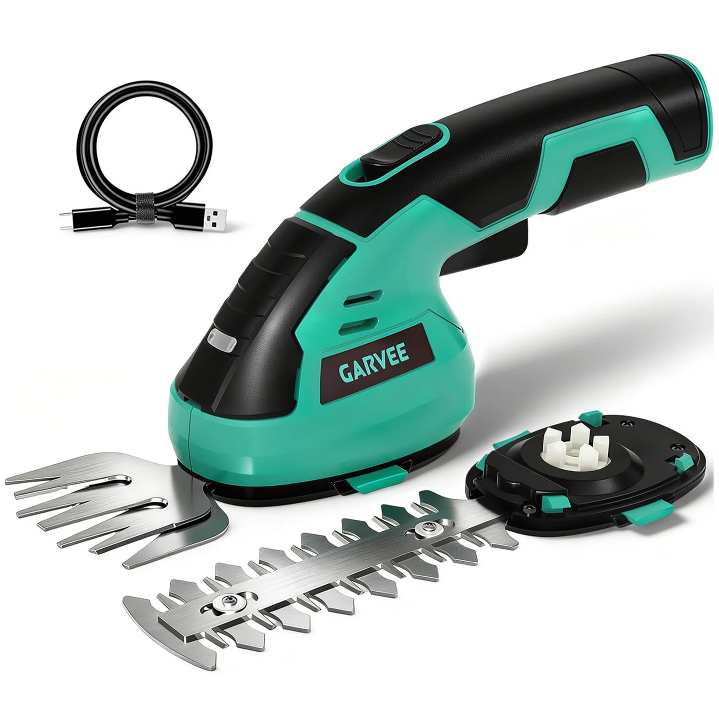 HiMISS 7.2V 2-in-1 Cordless Grass Trimmer Hedge Trimmer