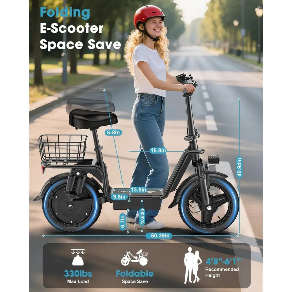 Adult 900W Electric Scooter With Seat 33 Mile Range UL2849
