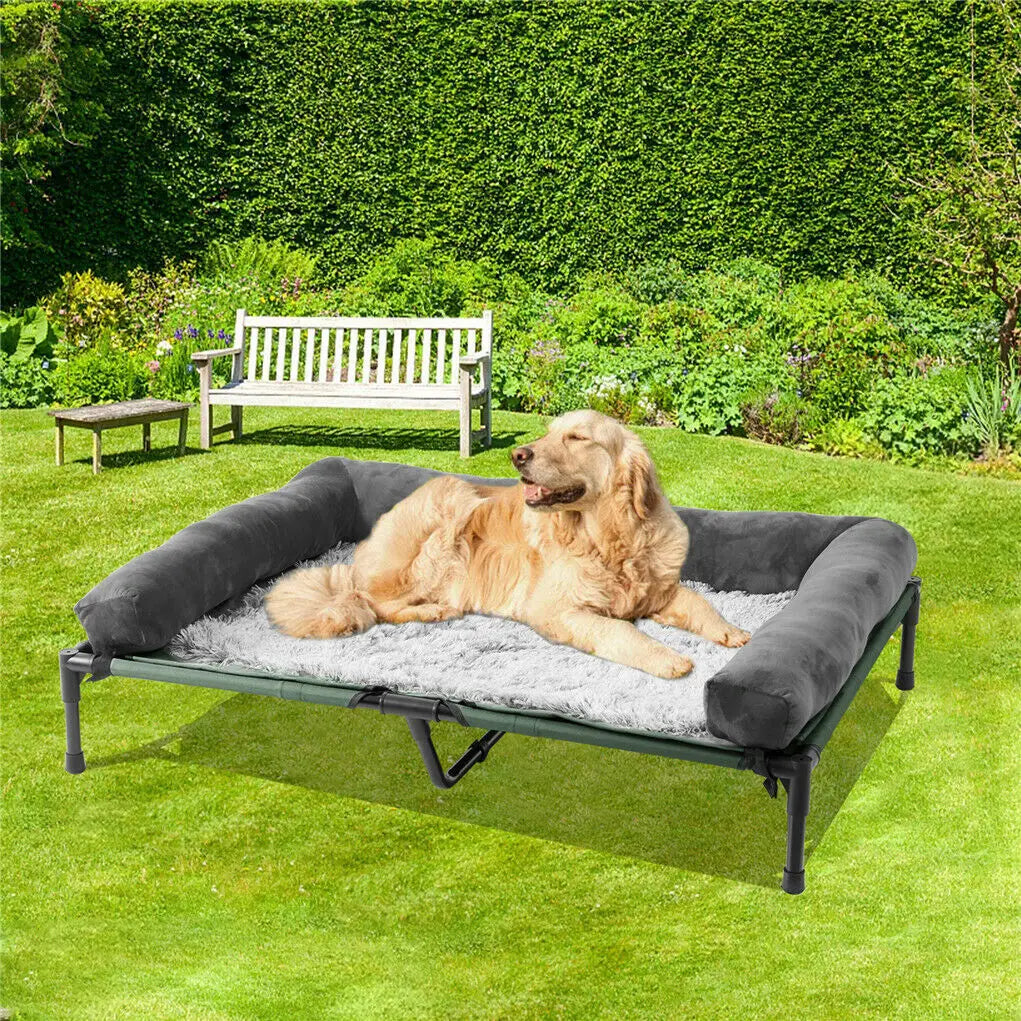 BINGOPAW Elevated Pet Bed Lounger For Indoor And Outdoor