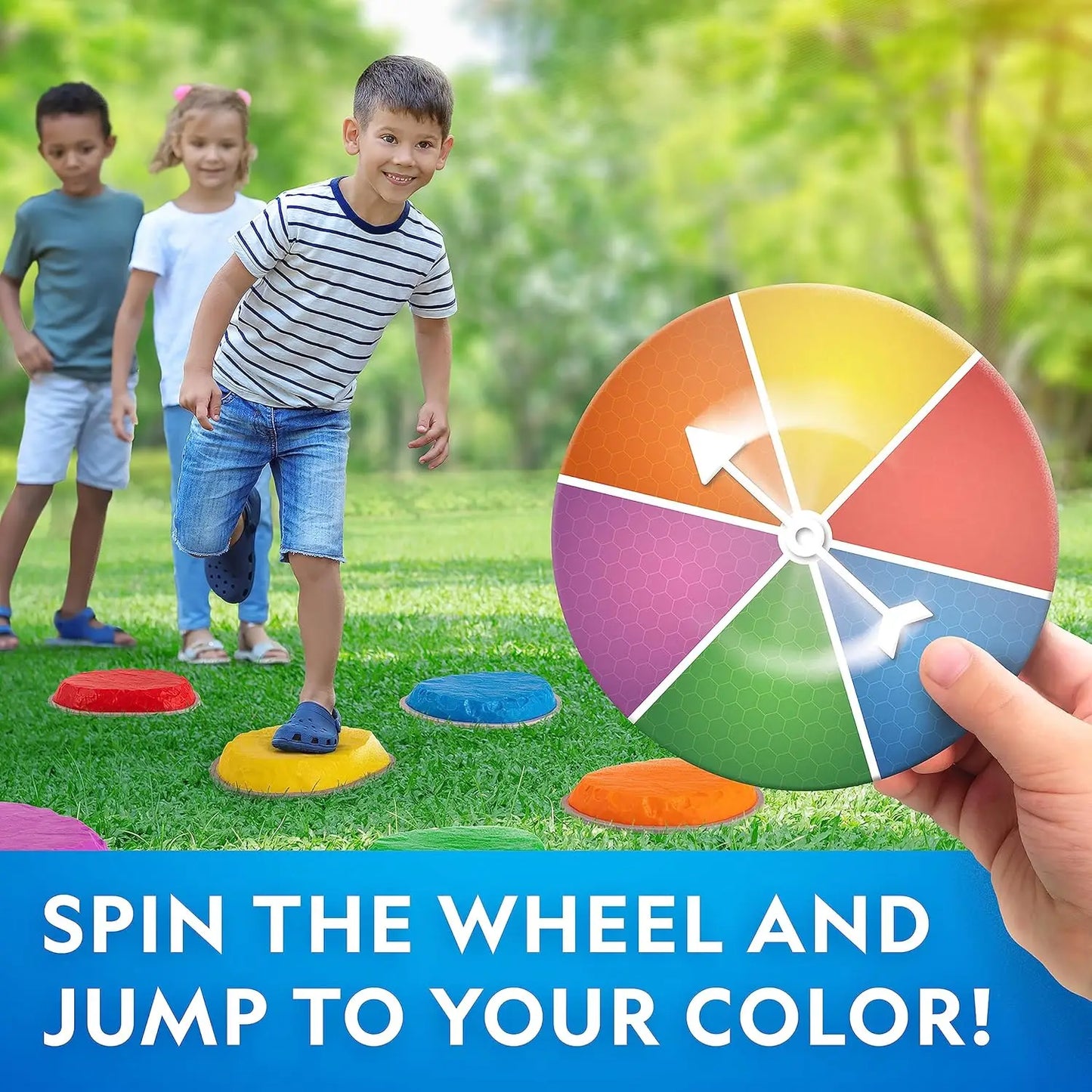 Durable Non Slip Stepping Stones For Kids Indoor Outdoor Play Gifts For Toddlers