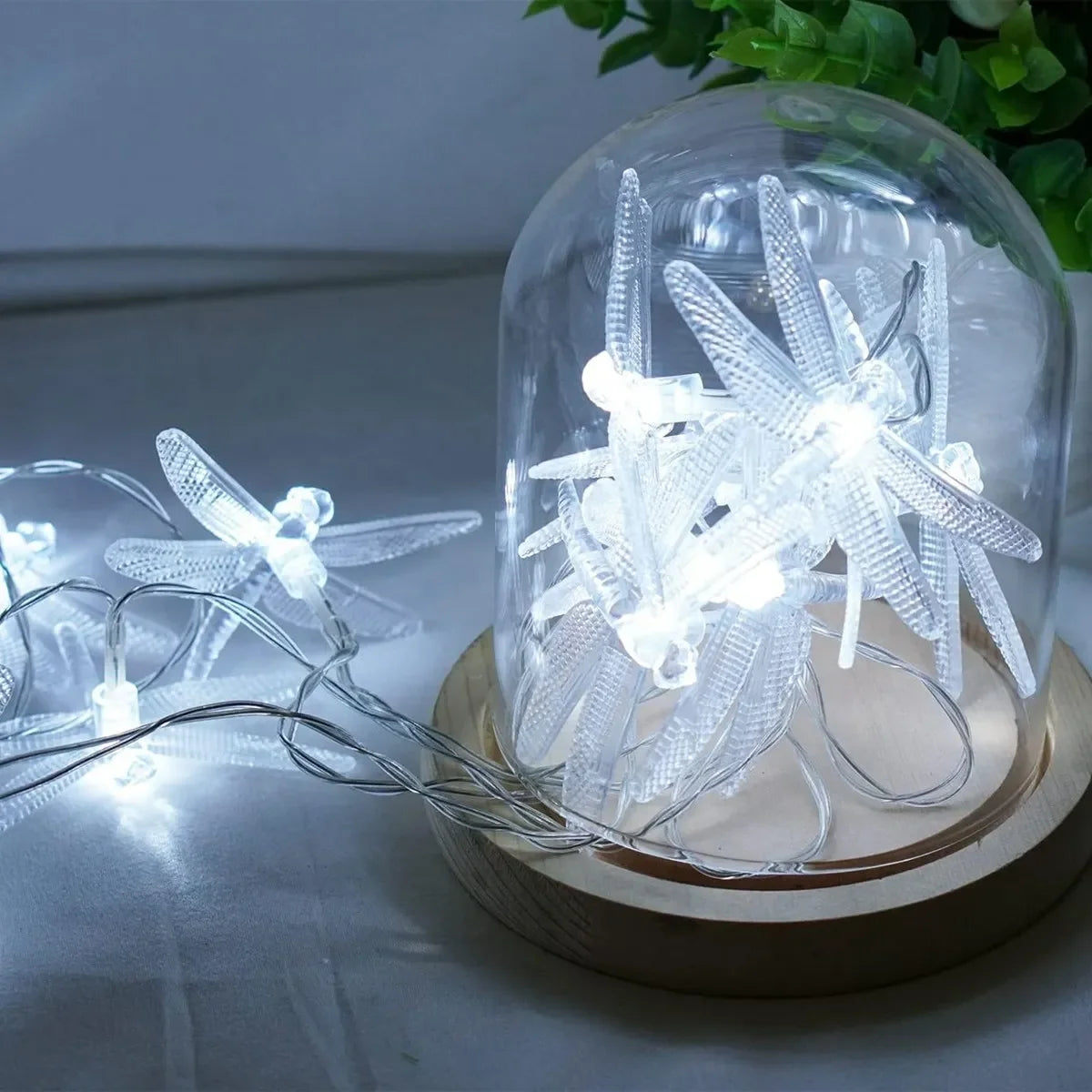 Peach Forest Fairy LED String Lights Battery Powered Home Garden