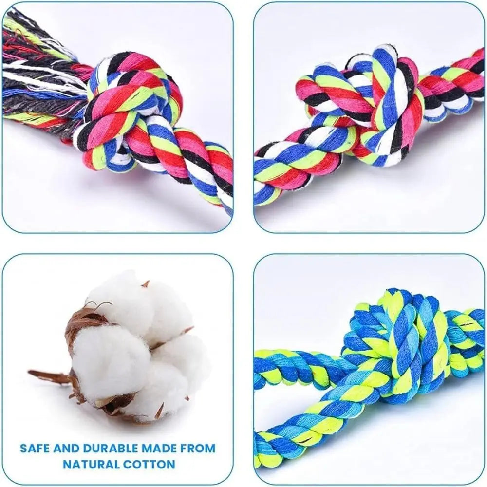 Heavy Duty Dog Rope Toys for Aggressive Chewers 2 Pack