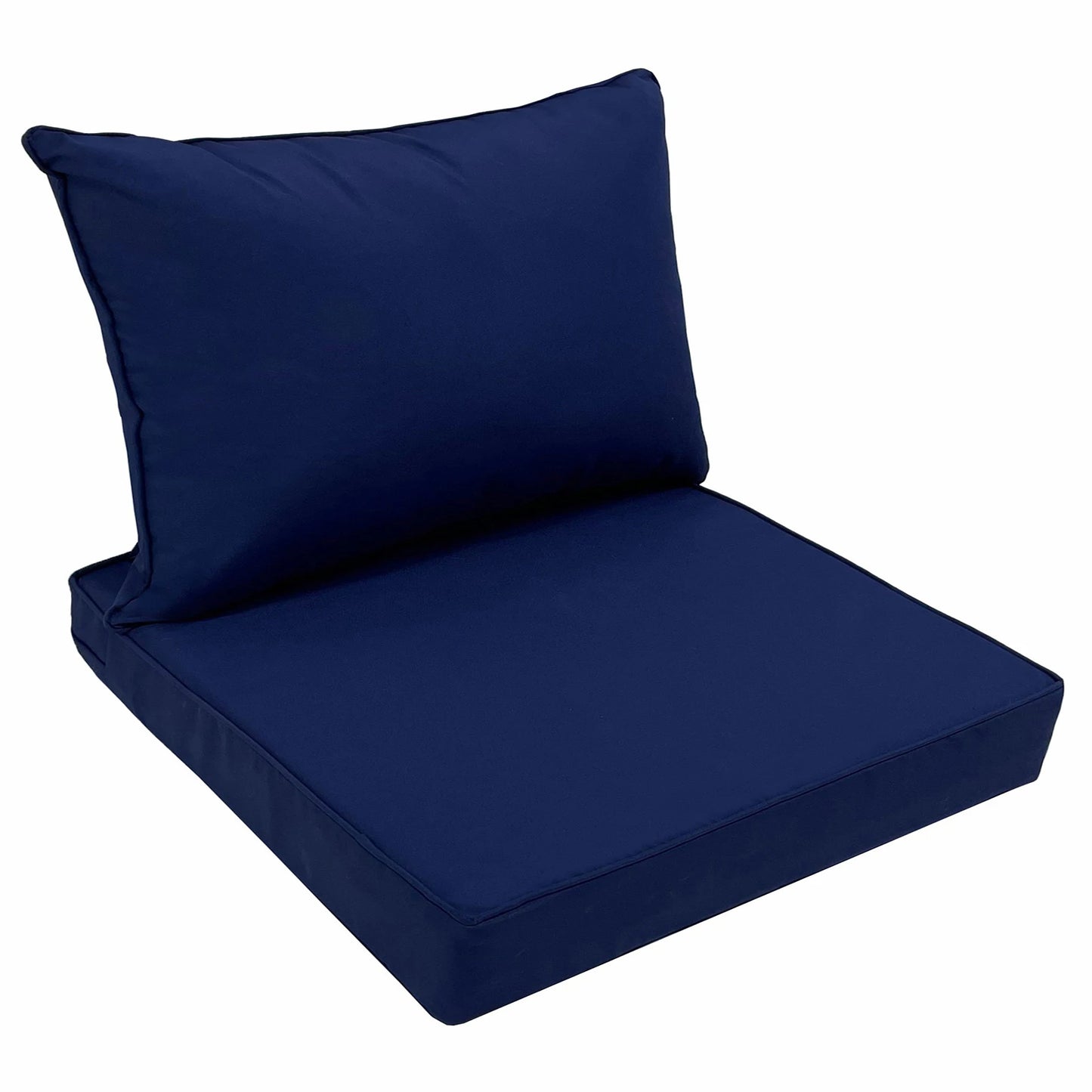 Outdoor Chair Cushions, 60*60*10CM Outdoor Cushion for Patio Furniture, Patio Chair Cushion, Waterproof & Fade Resistant Deep Patio Furniture Cushions Set with Handle and Ties