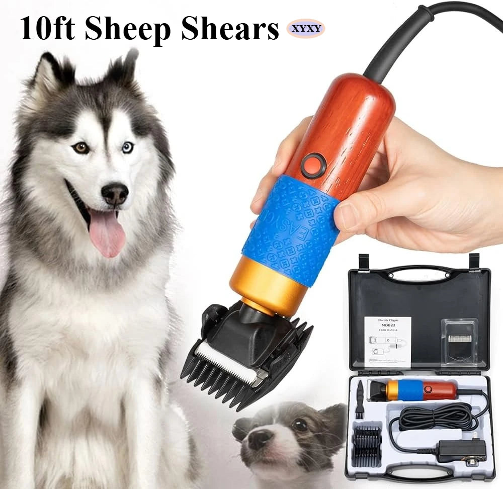 Pet Grooming Clipper For Cats And Dogs Electric Sheep Clipper With Limit Combs