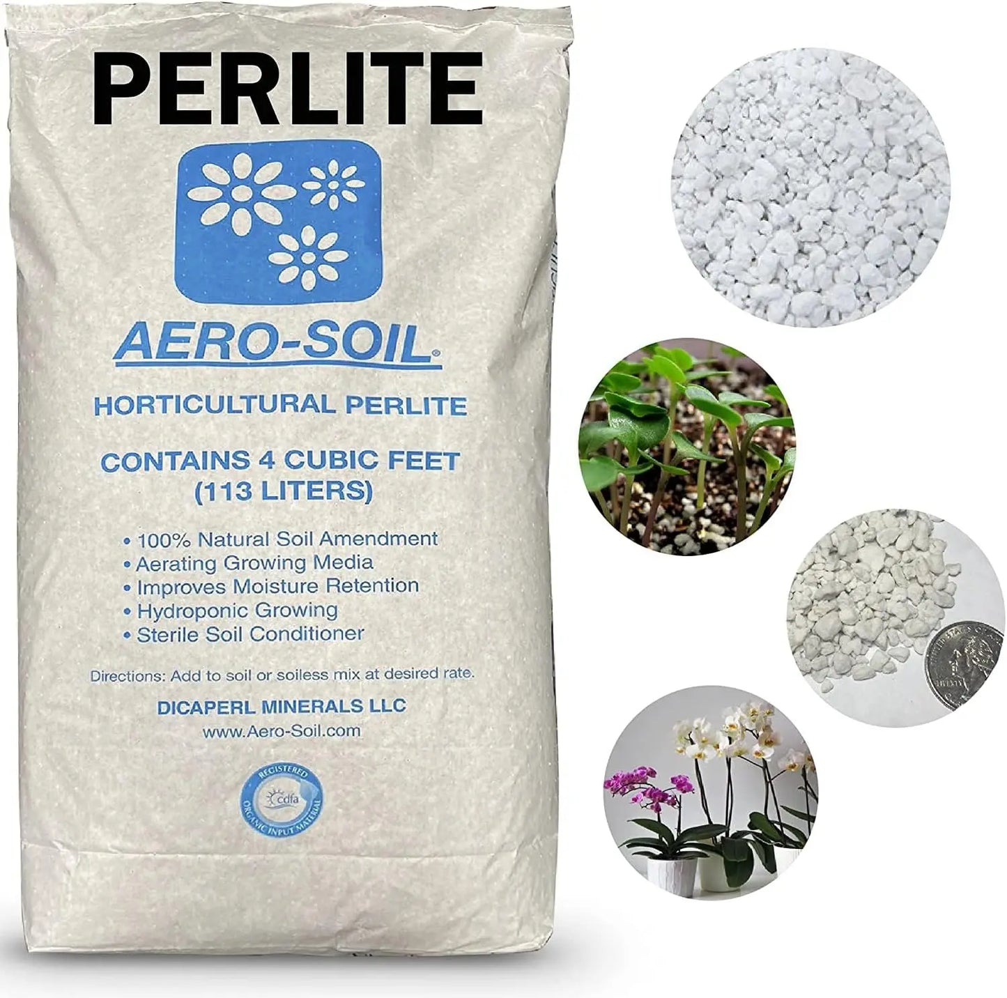 Premium Horticultural Perlite for Drainage and Plant Growth