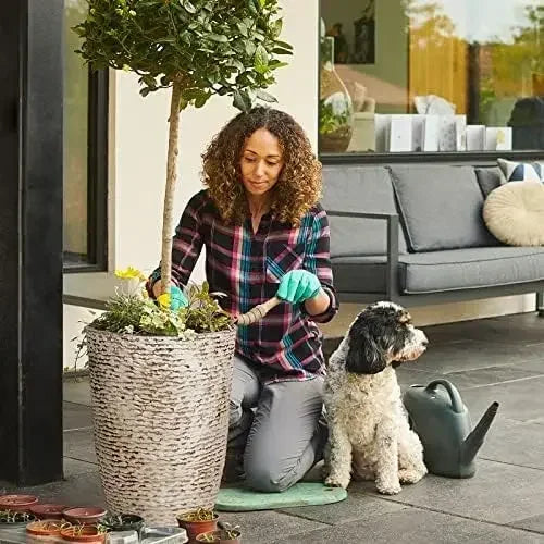 Worth Round Planters Set of 2 Indoor Decorative Container Garden Pots