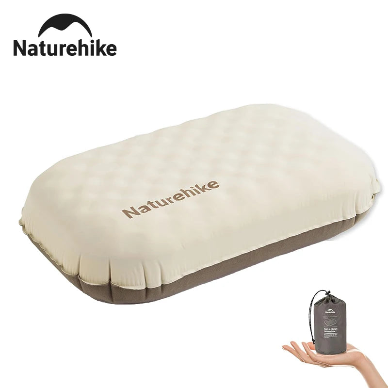 Naturehike Ultralight Inflatable Pillow Camping Pillows for Travel Hiking Backpacking Home Soft Breathable Sleeping Neck Pillow