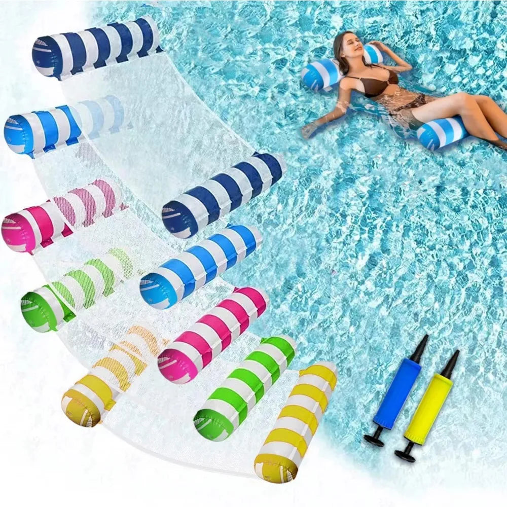 5 Pack Extra Large Multi Purpose Water Pool Floats Hammock Saddle Lounge Chair Drifter Non Stick PVC
