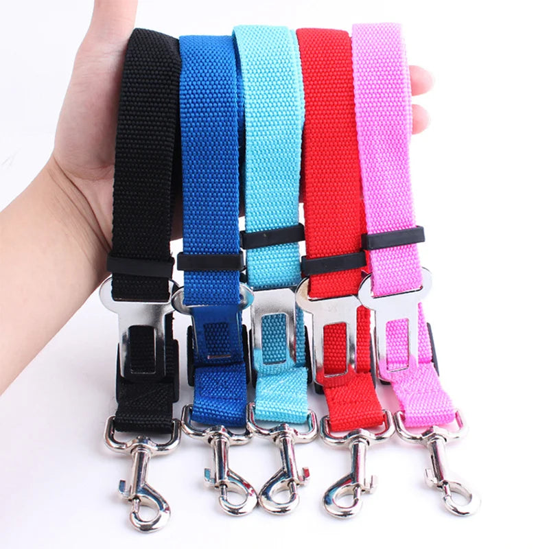 Pet Car Seat Belt Buckle Adjustable Harness Leash Accessories
