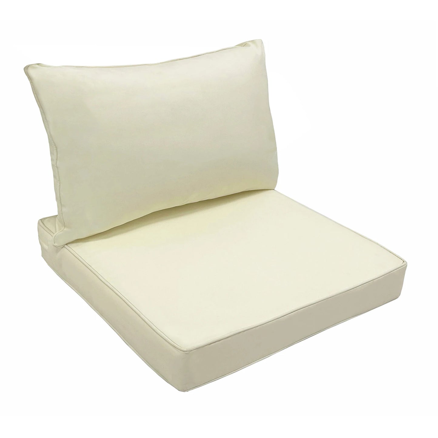 Outdoor Chair Cushions, 60*60*10CM Outdoor Cushion for Patio Furniture, Patio Chair Cushion, Waterproof & Fade Resistant Deep Patio Furniture Cushions Set with Handle and Ties