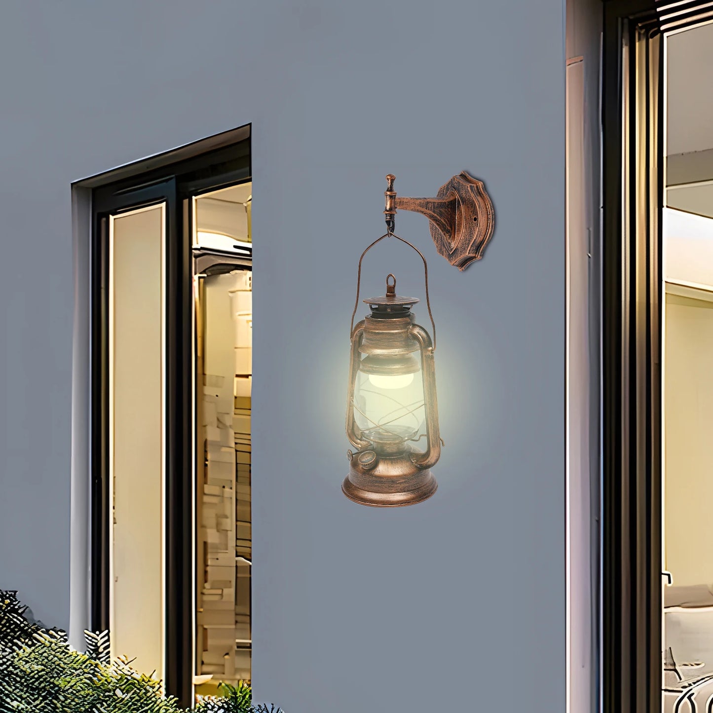 Bymaocar Wall Light Outdoor Hanging Lantern Antique
