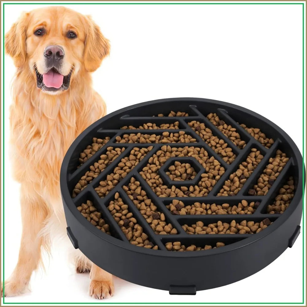 Slow Feeder Maze Dog Bowl For Large Breeds Non Slip