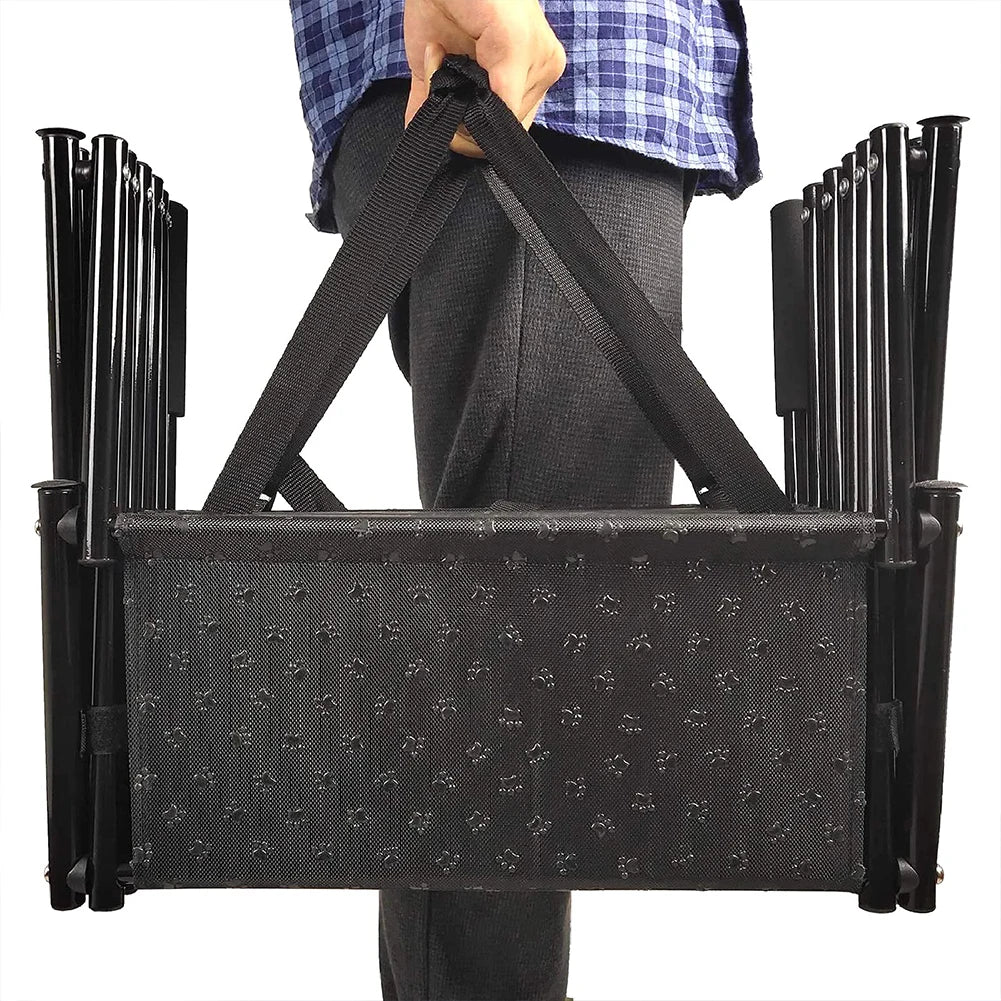 Portable Dog Steps 5 Step Load 150 Lbs Foldable Ramp