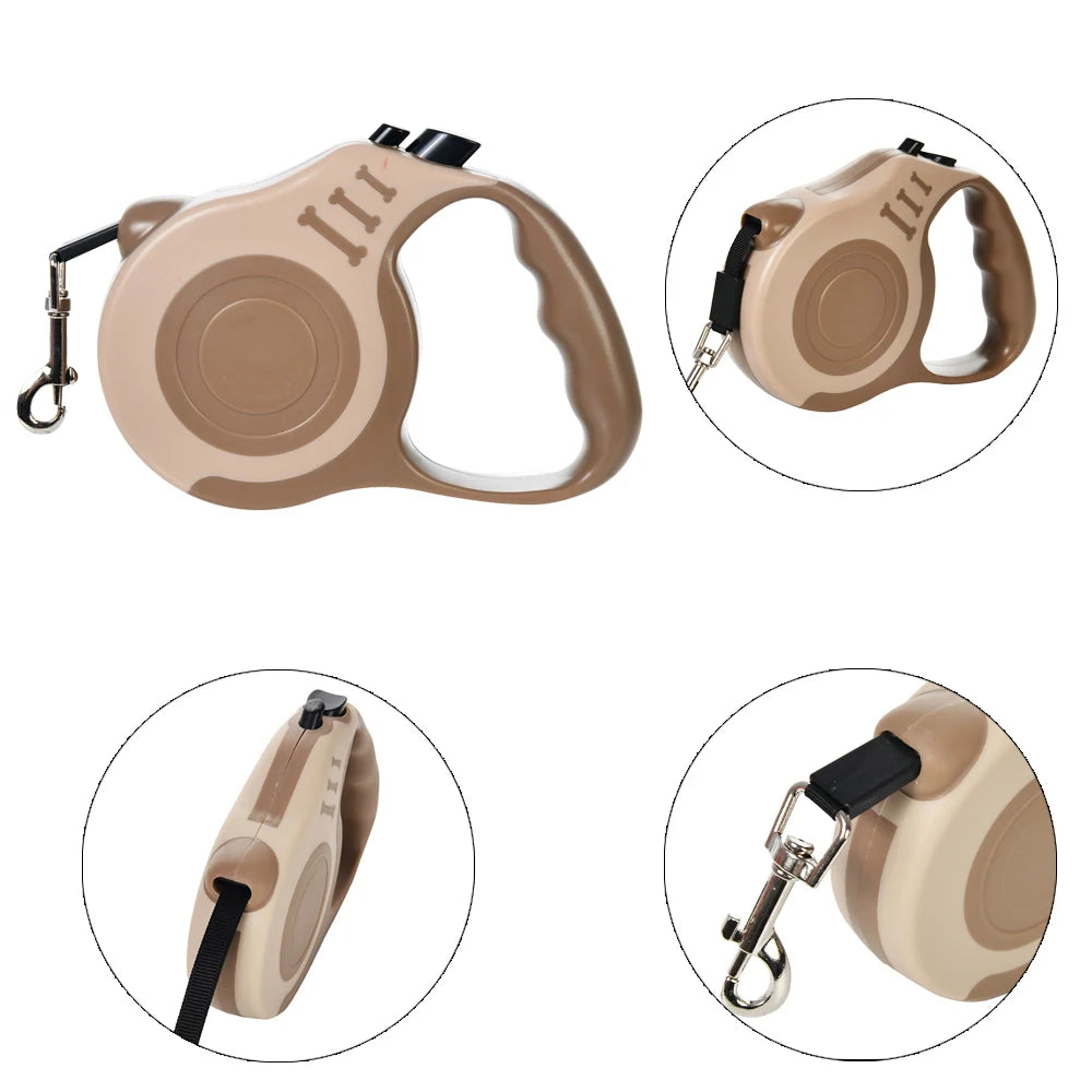 Automatic Quick Release Retractable Dog Leash For All Breeds
