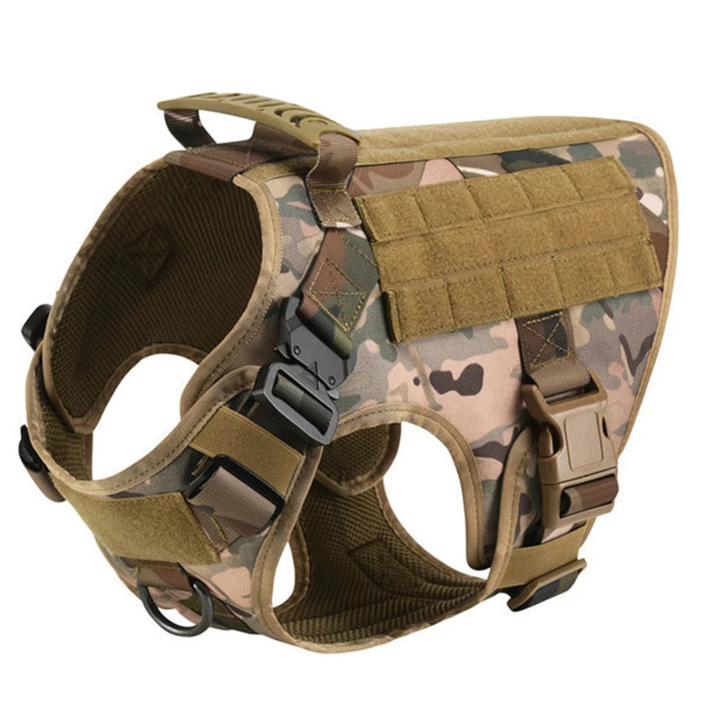 Dog Harness And Leash Set Nylon Padded Quick Release Buckle For Training