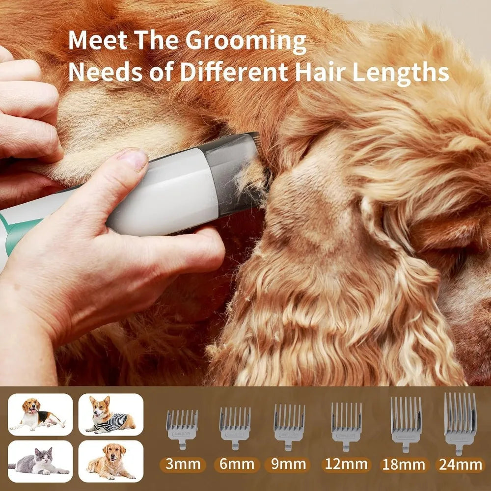 XMSJ Dog Grooming Kit With Vacuum And Pet Clipper Pro