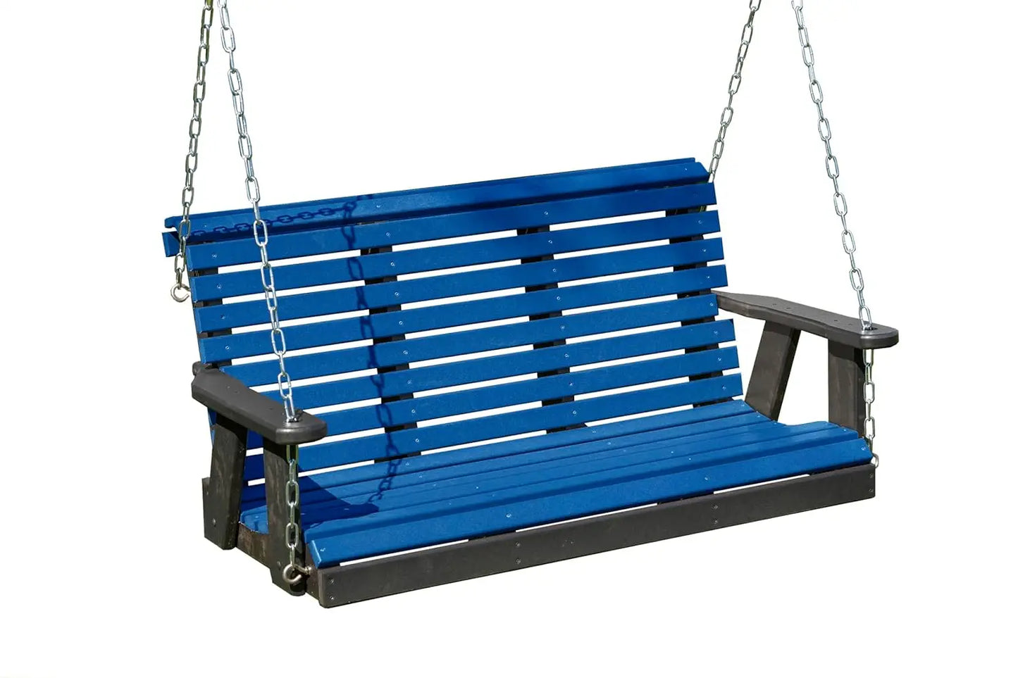 4FT HDPE Porch Swing 1000lb Rollback Design Patio Backyard Garden Park Customized