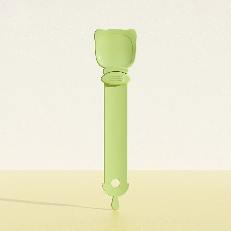 Cat Lickable Wet Food Feeder Spoon With Long Handle