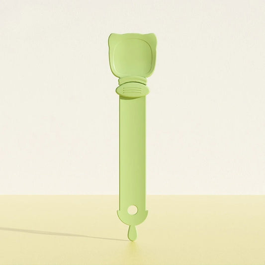 Cat Lickable Wet Food Feeder Spoon With Long Handle