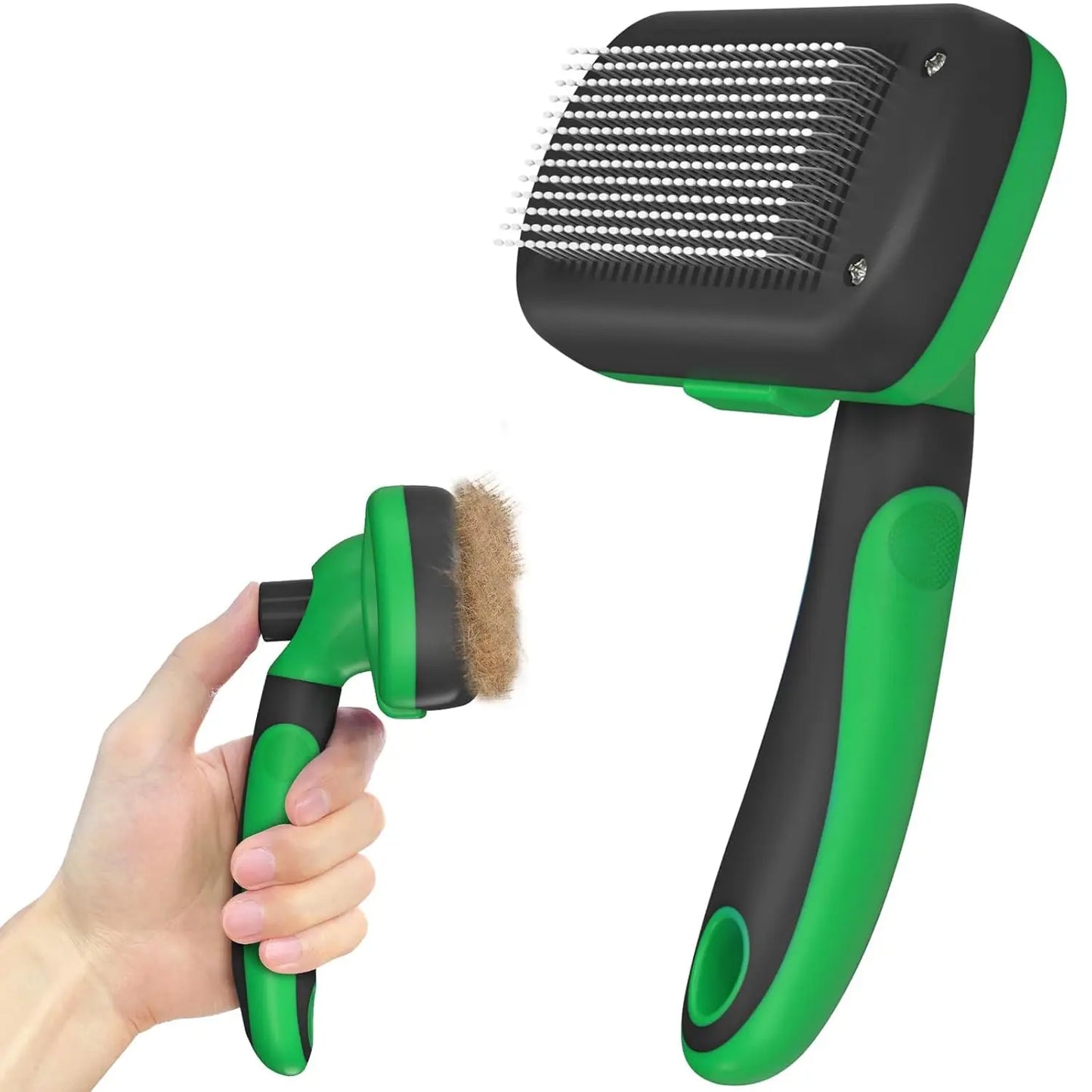 Self Cleaning Deshedding Brush For Dogs And Cats Hair Removal
