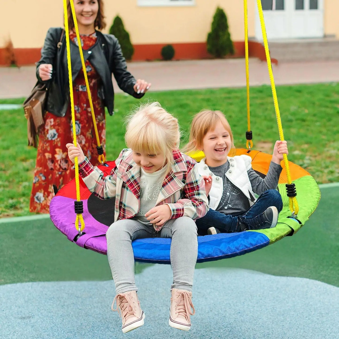 Spider Web Swing Waterproof With Handles And Adjustable Straps Outdoor