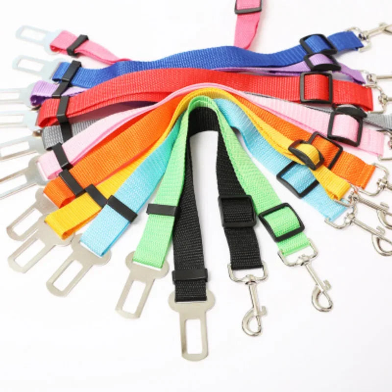 Pet Car Seat Belt Buckle Adjustable Harness Leash Accessories