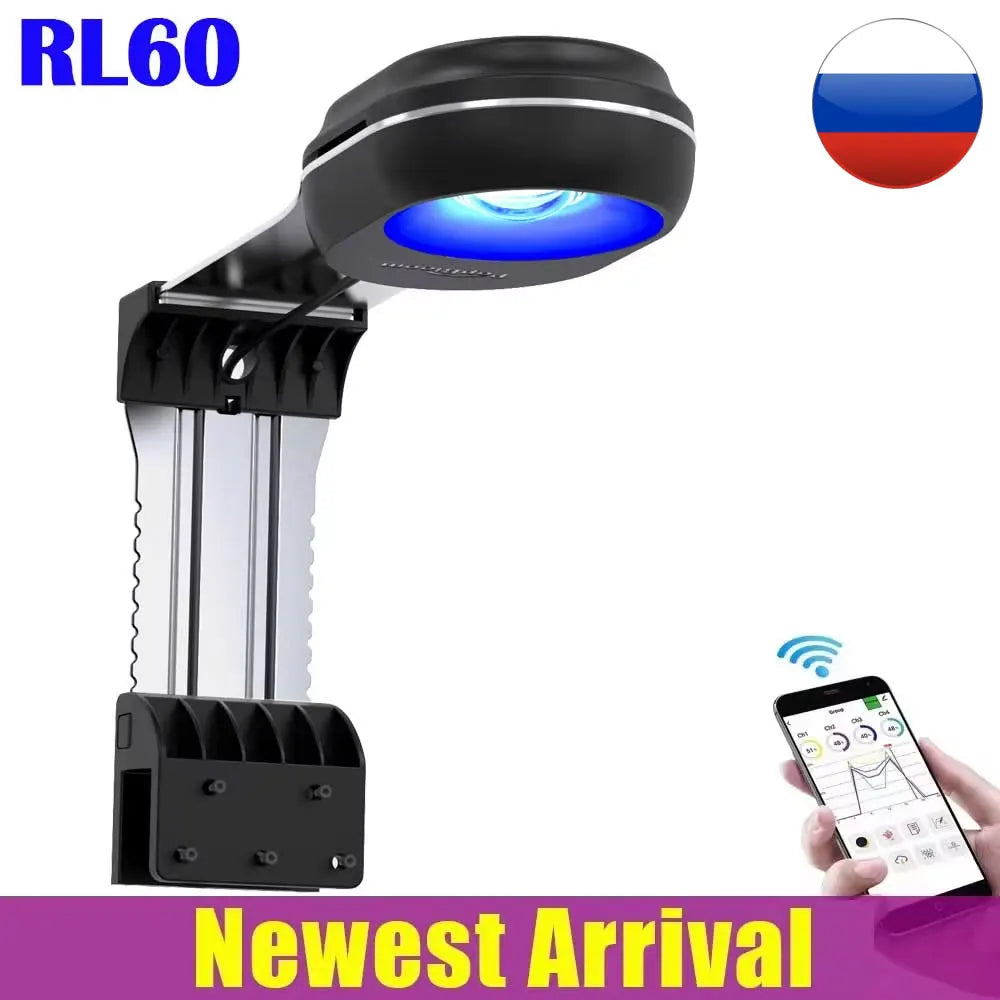 PopBloom Marine Reef Aquarium LED Light 60W 100W For SPS