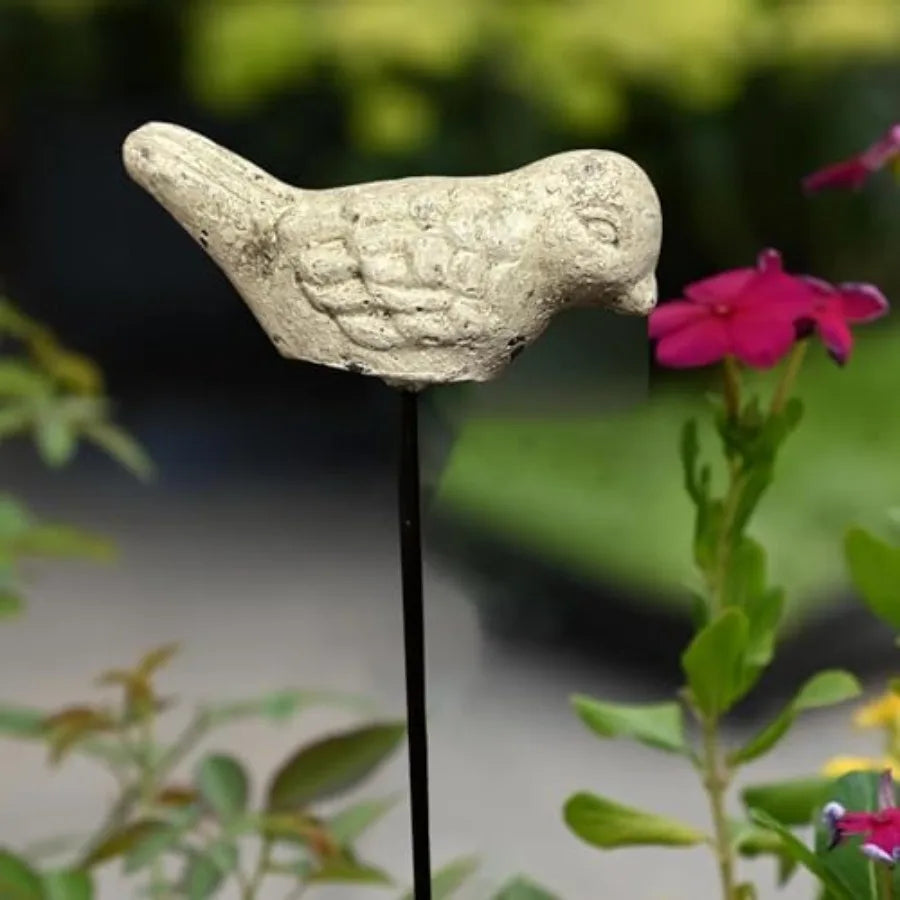 Two Piece Miniature Bird Decorative Stakes For Fairy Gardens