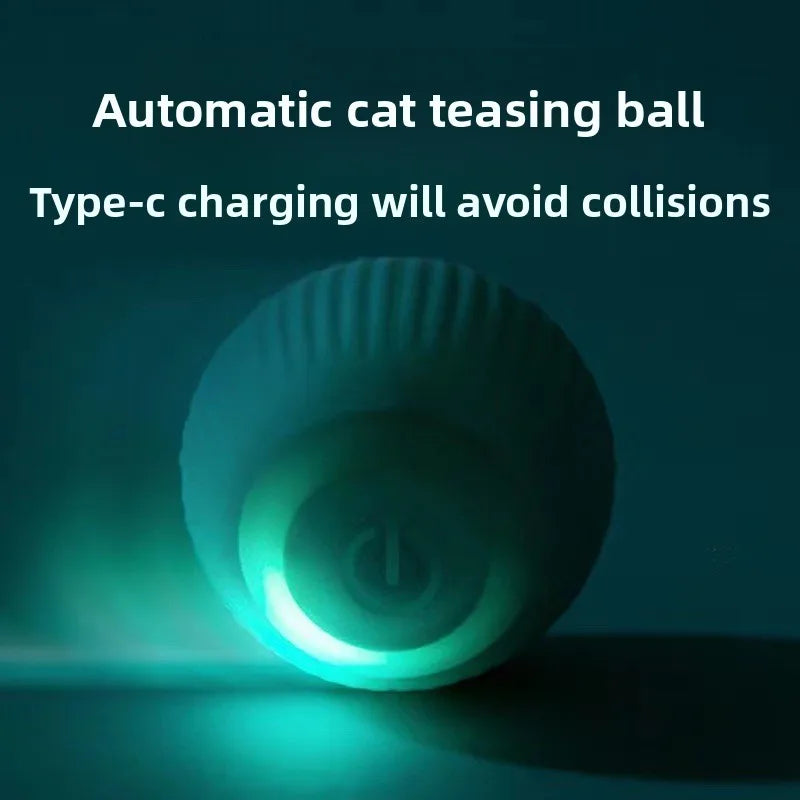 Smart Electric Cat Toy Rolling Ball Chew Proof Interactive Toy