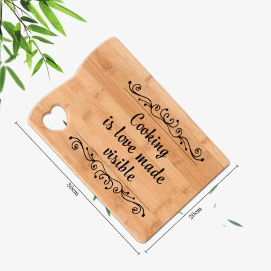 Christmas Bamboo Cutting Board Gift For Women Moms And Grandmas