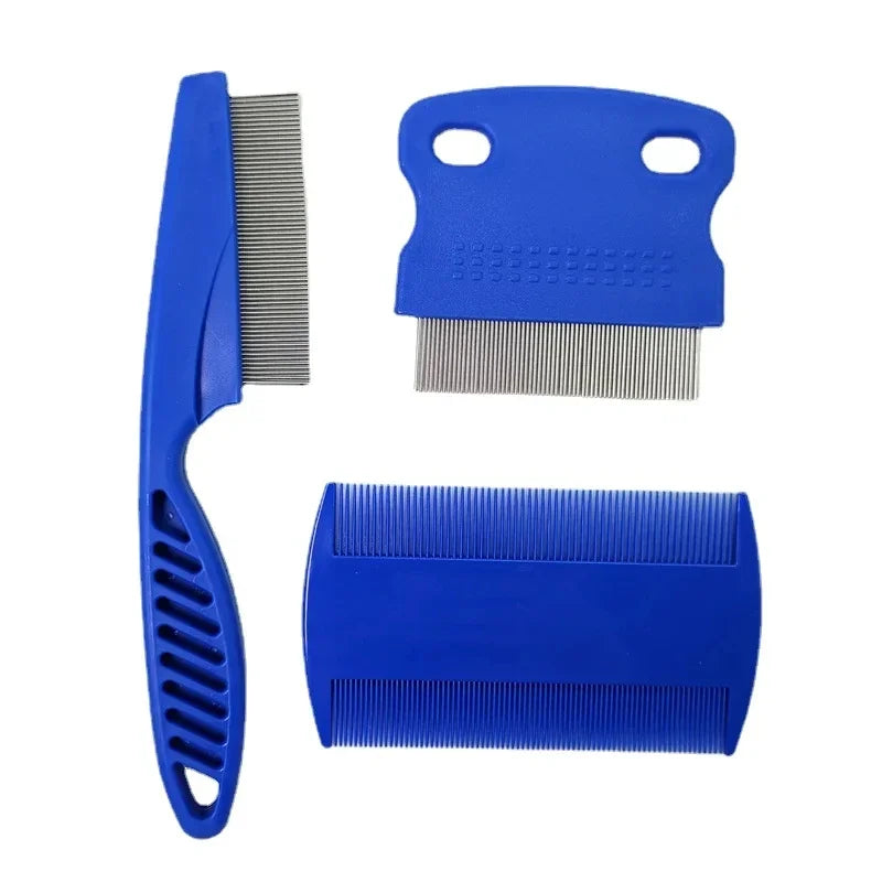 YTYIN Flea Comb Cat Grooming Set For Pets 3 Pieces