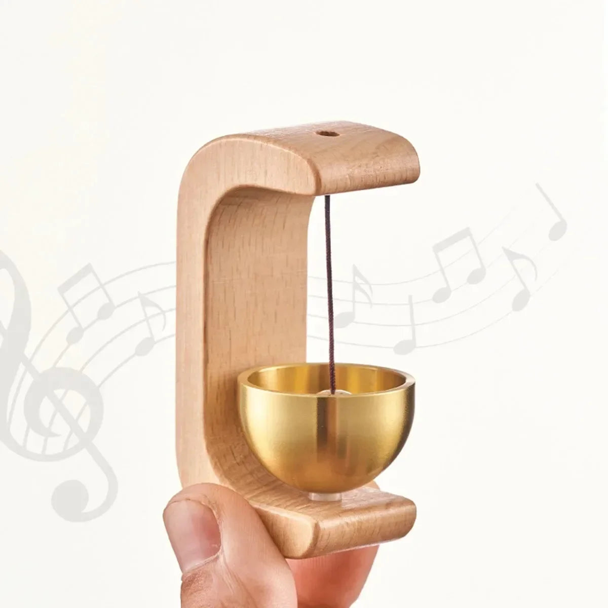 Japanese Wooden Wind Chimes Wireless Doorbell for Home Entrance