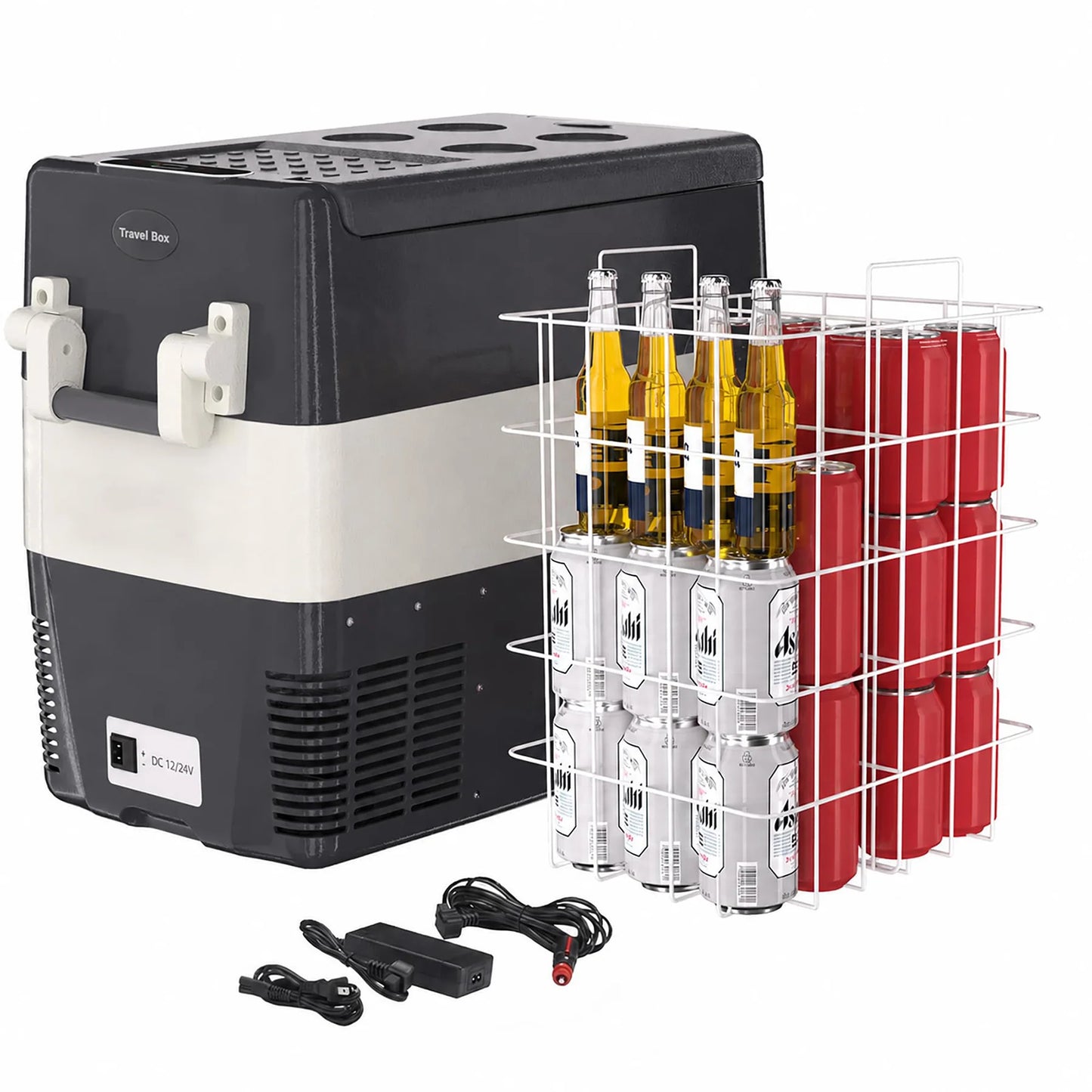 HiMiss Portable Car Refrigerator Electric Cooler Freezer