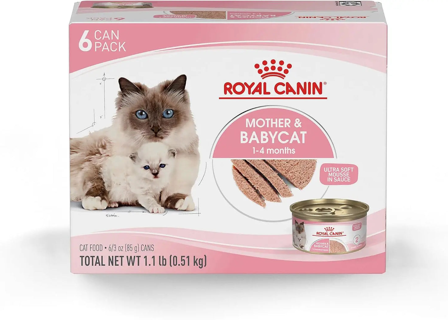 Ultra Soft Mousse Cat Food For Mother And Kittens Nutrient Rich Sauce