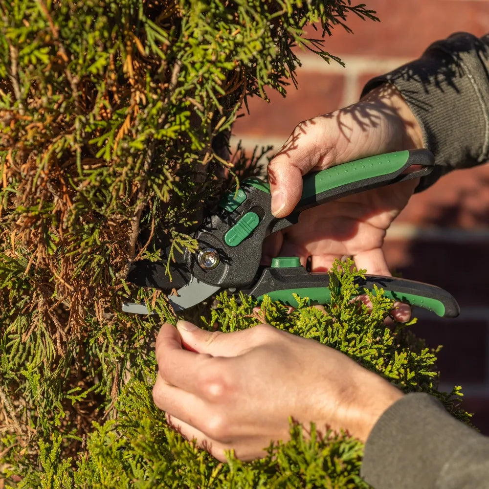 3/4 Inch Cutting Capacity Garden Bypass Pruner Professional Gardening Scissor Hand Pruning Shears for Trimming Branch Tree Flower Plant