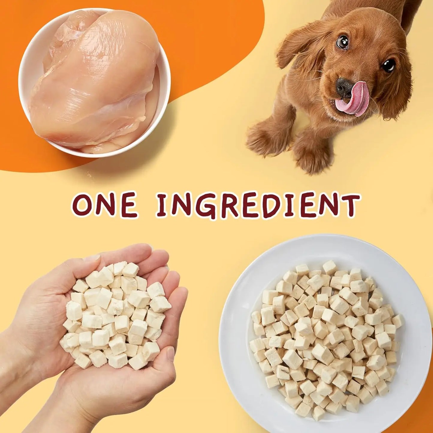 Freeze-Dried Chicken Treats For Dogs And Cats Single Ingredient High-Protein