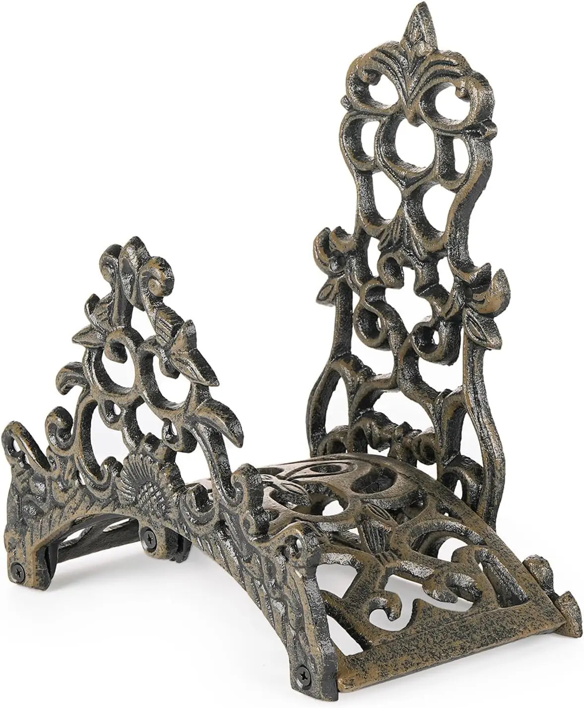 Heavy Duty Cast Iron Garden Hose Holder Wall Mounted Emblem